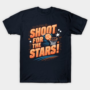 Shoot for the Stars! Sports-Themed T-Shirt